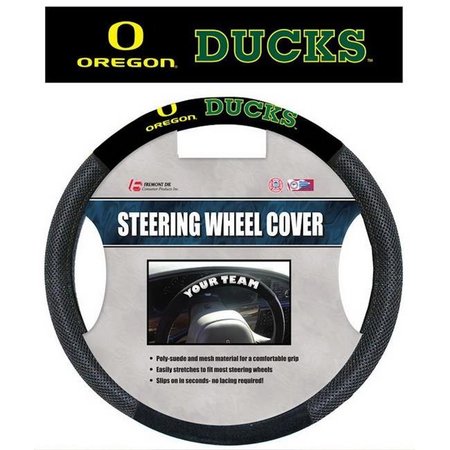 FREMONT DIE CONSUMER PRODUCTS INC Oregon Ducks Steering Wheel Cover Mesh Style 2324558555